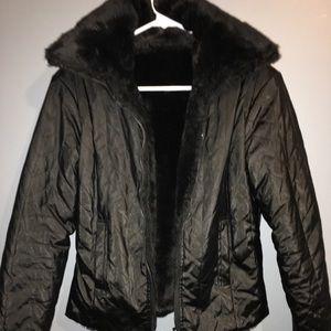 Faux fur jacket